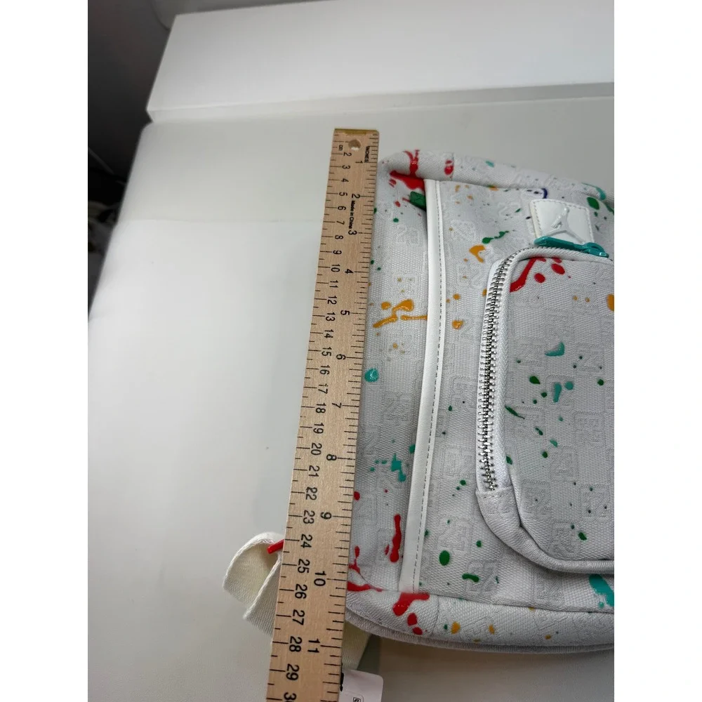Jordan 23 Monogram Crossbody 3L Sling Bag Multi Paint Splatter MA9042-782 NEW